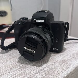 Canon M50 with 15-45mm lens